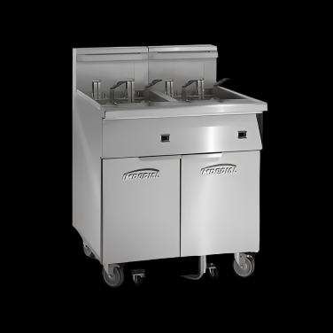 IMPERIAL IFSSP250E Electric Double Fryer Stainless Steel High Capacity Frying Equipment